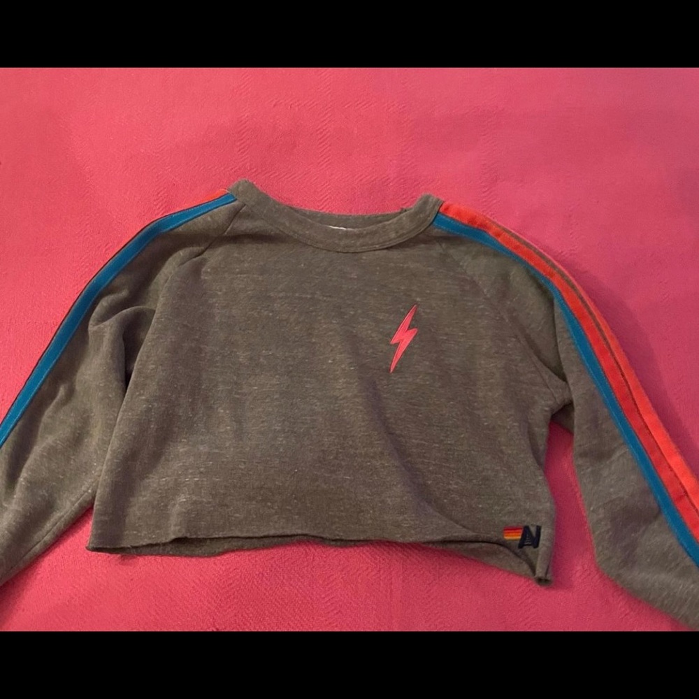 Aviator nation cropped jacket!